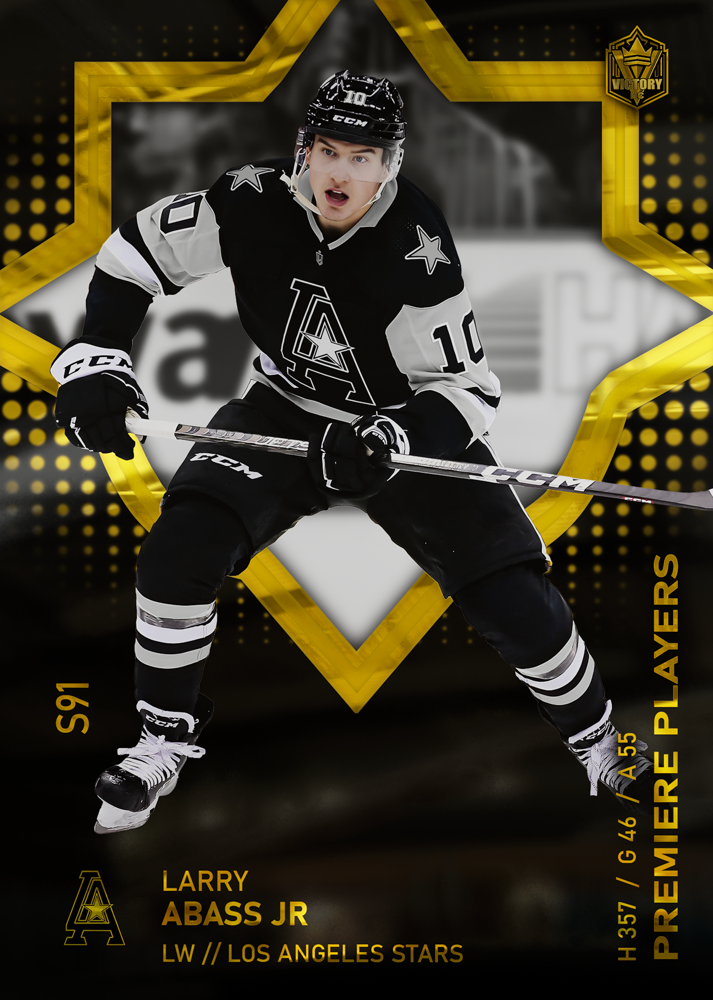 Larry Abass Jr card